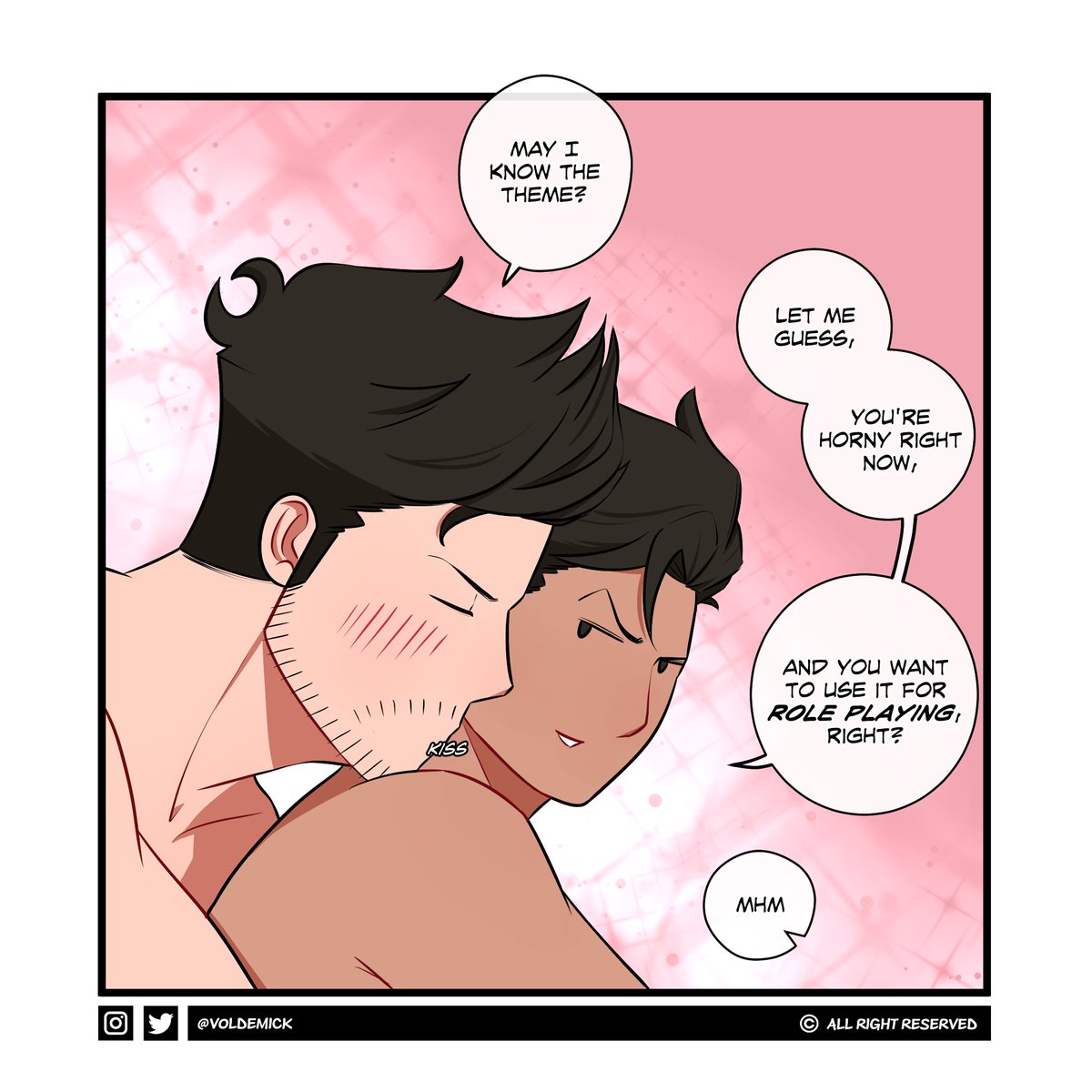Let Kayden know what it feels like to be "tormented" on Halloween ๐โฃโฃโฃโฃ
โฃโฃโฃโฃ
Art by ME @voldemickโฃโฃโฃโฃโฃโฃโฃ #comic #comicartist #gay #lgbt #gaycomic #gaycomics #gaycouple #gaystory #loveislove #porn #nsfw #halloween #halloweenparty #halloweencostumes #halloween2020 https://t.co/ougmJaxMS4