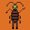 pyroshiv's tweet photo. #pixel_dailies #pixelartday  #Art #aseprite 
daily #pixelart #13
theme from  @Pixel_Dailies:#DisguisedMonster
#Haloween 
a zombie who thinks to be a cockroach
Enjoy and don't hesitate to like ,RT and follow me! https://t.co/uL5KkgHcZ7