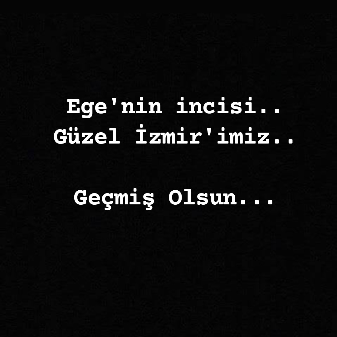 Ege'nin incisi..
Güzel İzmir'imiz..
Geçmiş Olsun..