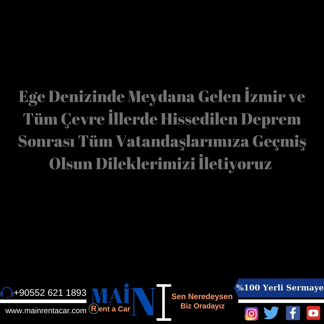 Ege denizinde meydana gelen İzmir ve tüm çevre illerde hissedilen #deprem sonrasıTüm vatanlaşarımıza geçmiş olsun dileklerimizi iletiyoruz
#deprem #covid19 #doğalafet #tusunami #önlem