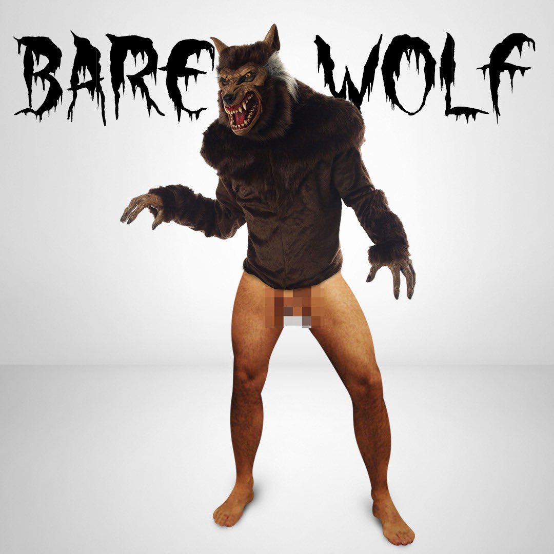 JointLondon's tweet photo. The best thing about Halloween on video call this year? No one will ever know... #zoomoween #barewolf https://t.co/eeIUIMYu03