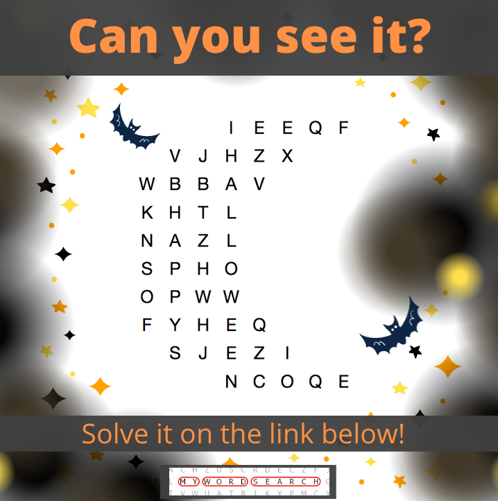 Bright_Sprout_'s tweet photo. Can you solve our thematic word search? Test out online solving and try thousands of free word searches made by our users. Solve this word search today: https://t.co/6sLfsI34PW #wordsearches #virtualhalloween #halloweenathome #wordpuzzle #happyhalloween #halloween2020 https://t.co/biJX6dtWWQ