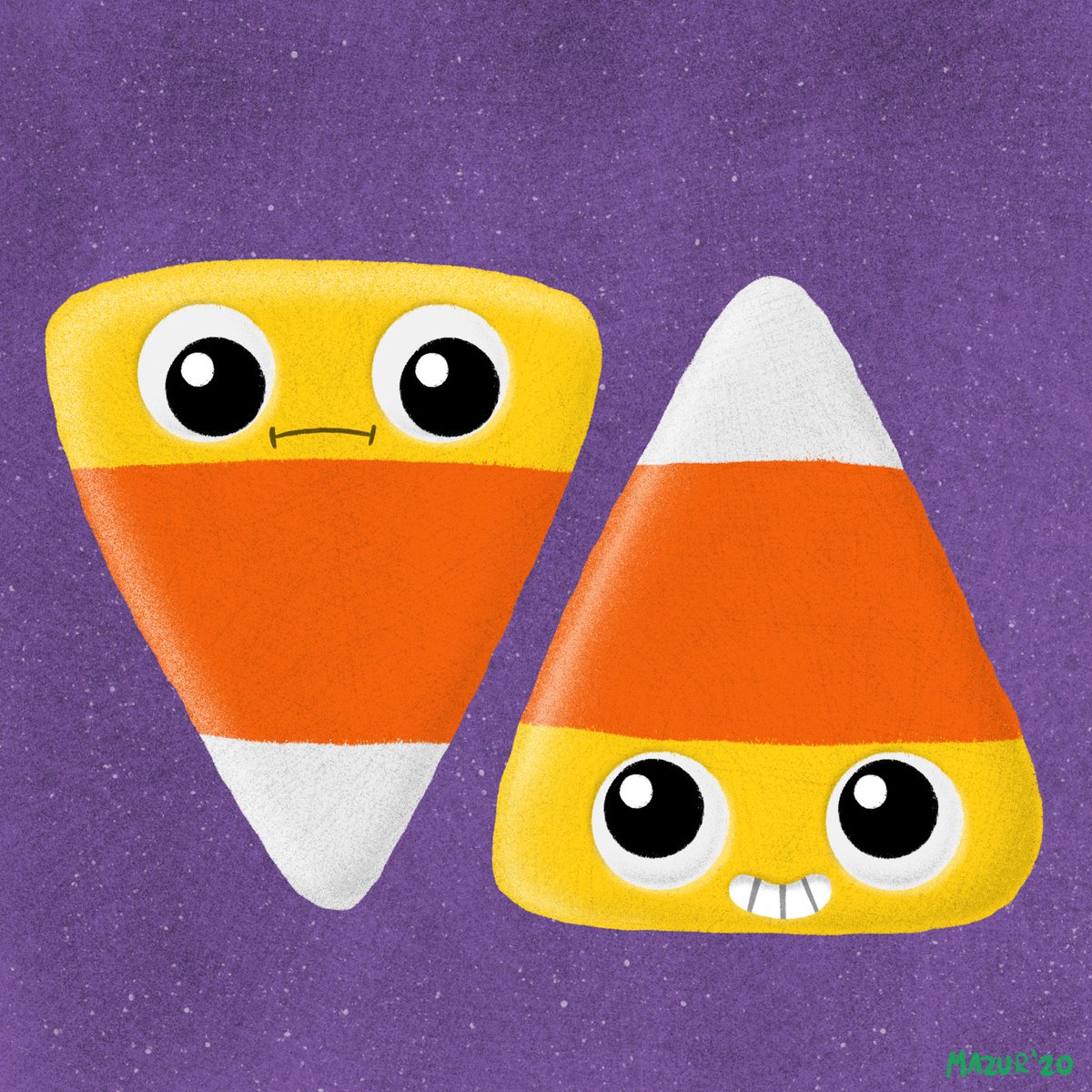 ScaredOfBees's tweet photo. I donโt mean to be corny, but today is National Candy Corn Day. #nationalcandycornday #candycorn #candy #halloween #halloweencandy #sweet #cartoonfood #disgusting #pittsburghillustrators #digitalart #illustration #procreate #ipadpro #applepencil https://t.co/Ncu7wK4eKG