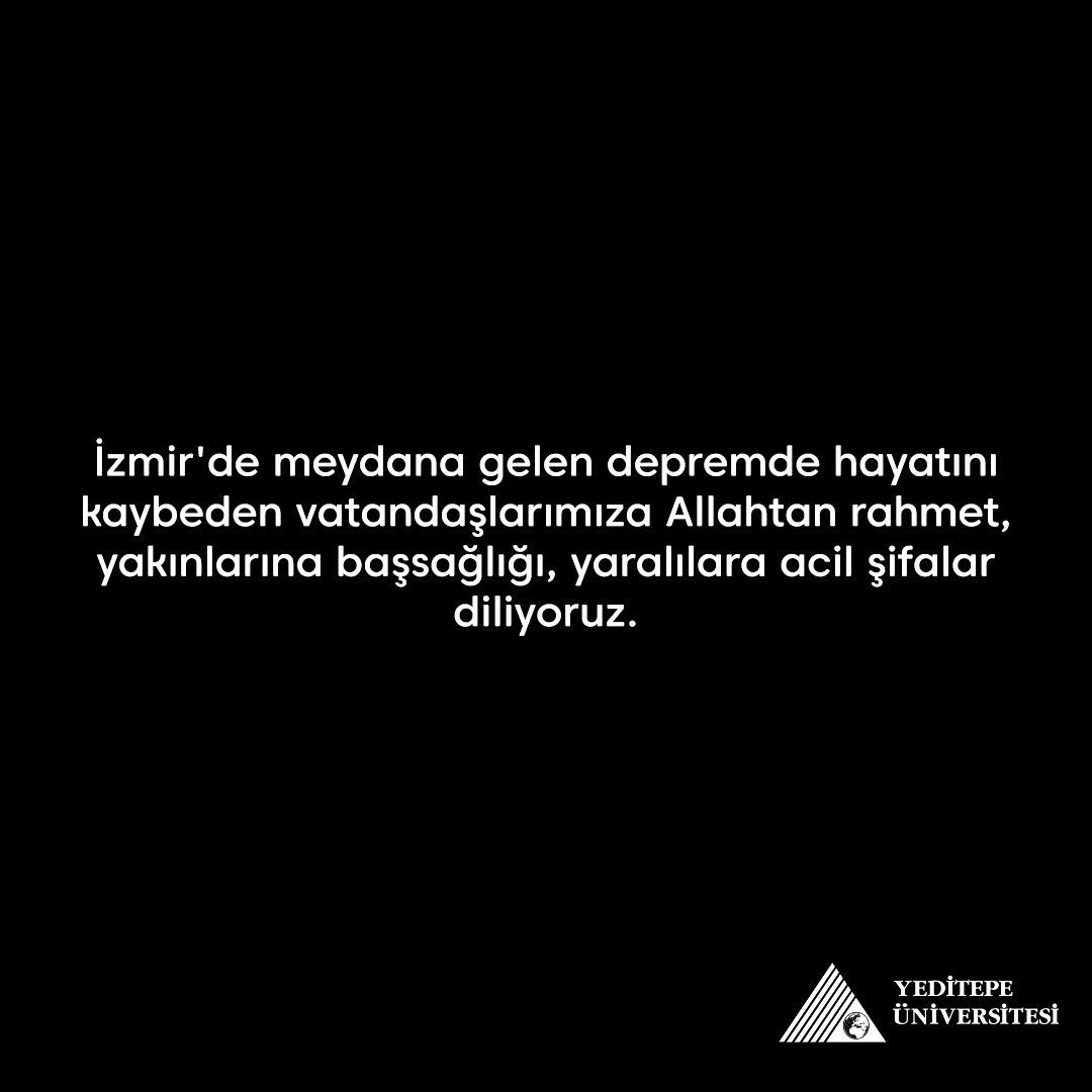 Geçmiş olsun İzmir #deprem #izmir