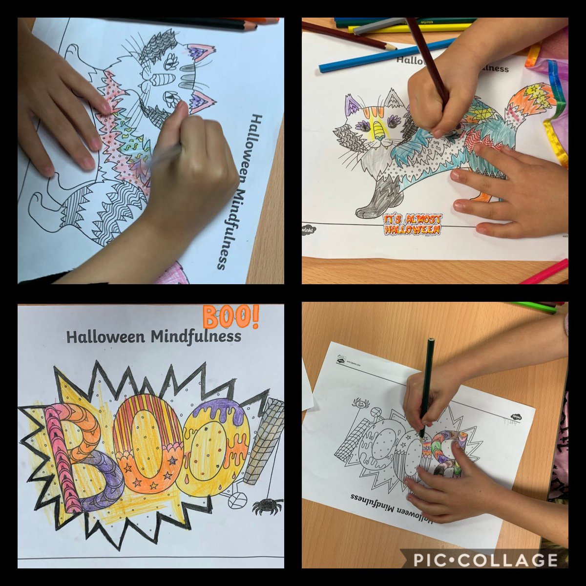 sunnyside_ps's tweet photo. P2/3 have been learning about regulation strategies in @EmotionWorksCIC. We enjoyed listening to The Blue Day Book For Kids by @BradleyTGreive, identified things we can do to make us feel better and completed Halloween mindfulness colouring activities #EWrecovery #bluecog π΅βοΈ https://t.co/WddY8Vf1Qn