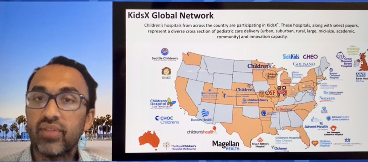 <a href="/opk_innovation/">Omkar Kulkarni</a> showcasing innovation <a href="/ChildrensLA/">Children's Hospital LA</a> and the power or networking. “Together Faster” is definitely the message of today’s #CernerPLC20 @Cerner