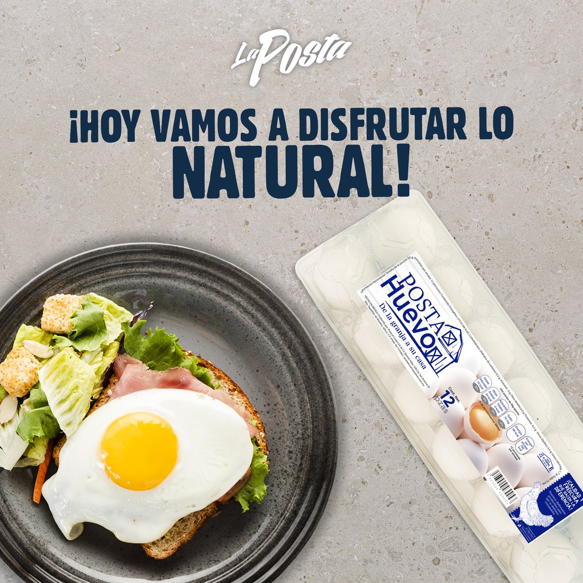 postaelcuatro's tweet photo. ¡Posta Huevo el mejor para tus desayunos!
#laposta #somosproductores #ConsumeLocal https://t.co/dByOft25a4