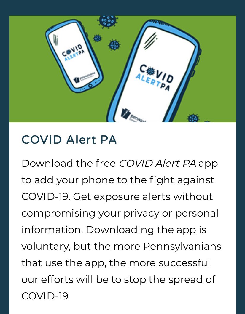 MontcoCourtNews's tweet photo. As #Coronavirus #FallSurge arrives I signed up for COVID Alert PA
How bout you?
#PA Unites Against COVID https://t.co/aeCMadQpKb