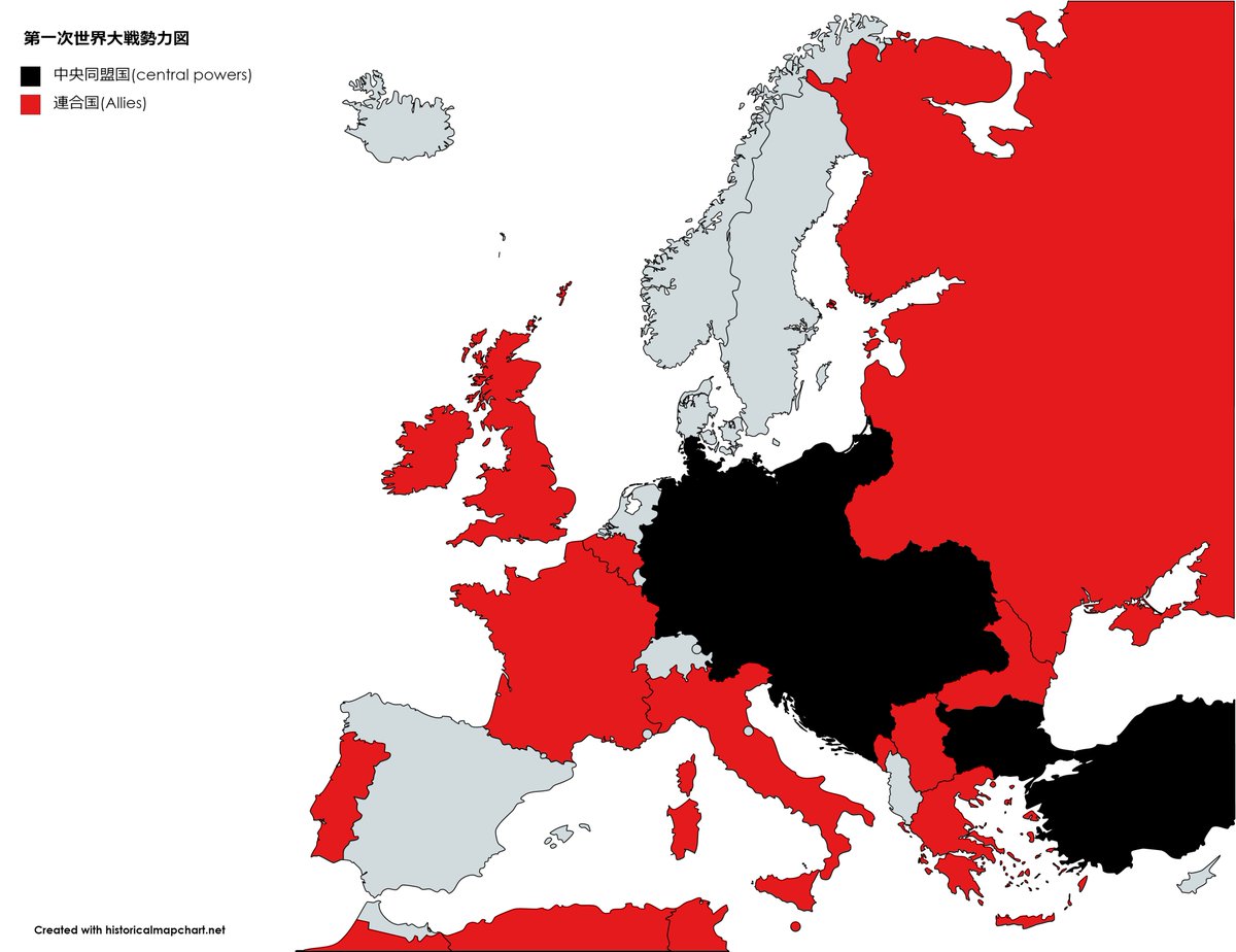 Jackson 全世界を行政区分で分けた地図もありますが 現代の行政区分なので旧ドイツ帝国領土を色塗り するといびつな形になるので仮想世界地図作りには余り向きませんね
