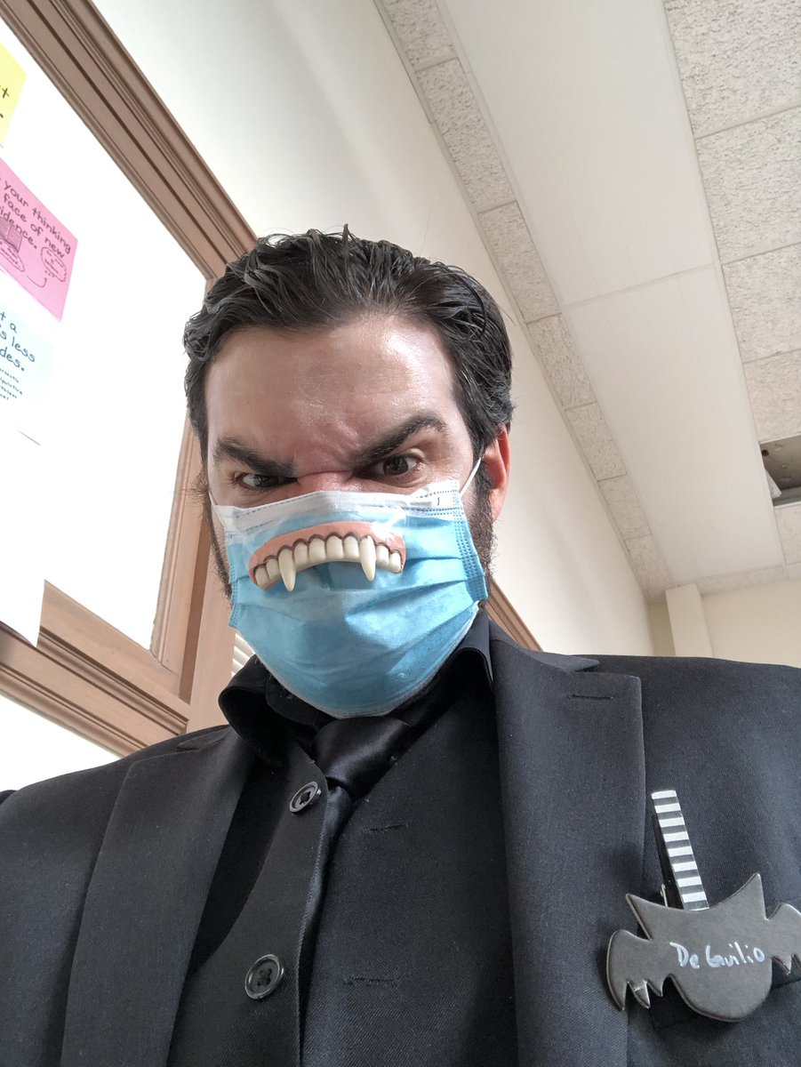 twalkerD36's tweet photo. Halloween celebration - Covid style #we36 https://t.co/UGStmYCzEe