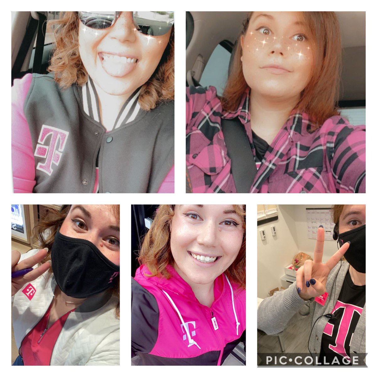 ItsTheeQueenB's tweet photo. Like @JonathanViacava said, jumping in on that #FiveLookChallenge #Magenta style for @TMobileGear 🔥 let’s see what you’ve all got!! 💪🏼 #SeriousFun https://t.co/EwHeIRVFbi