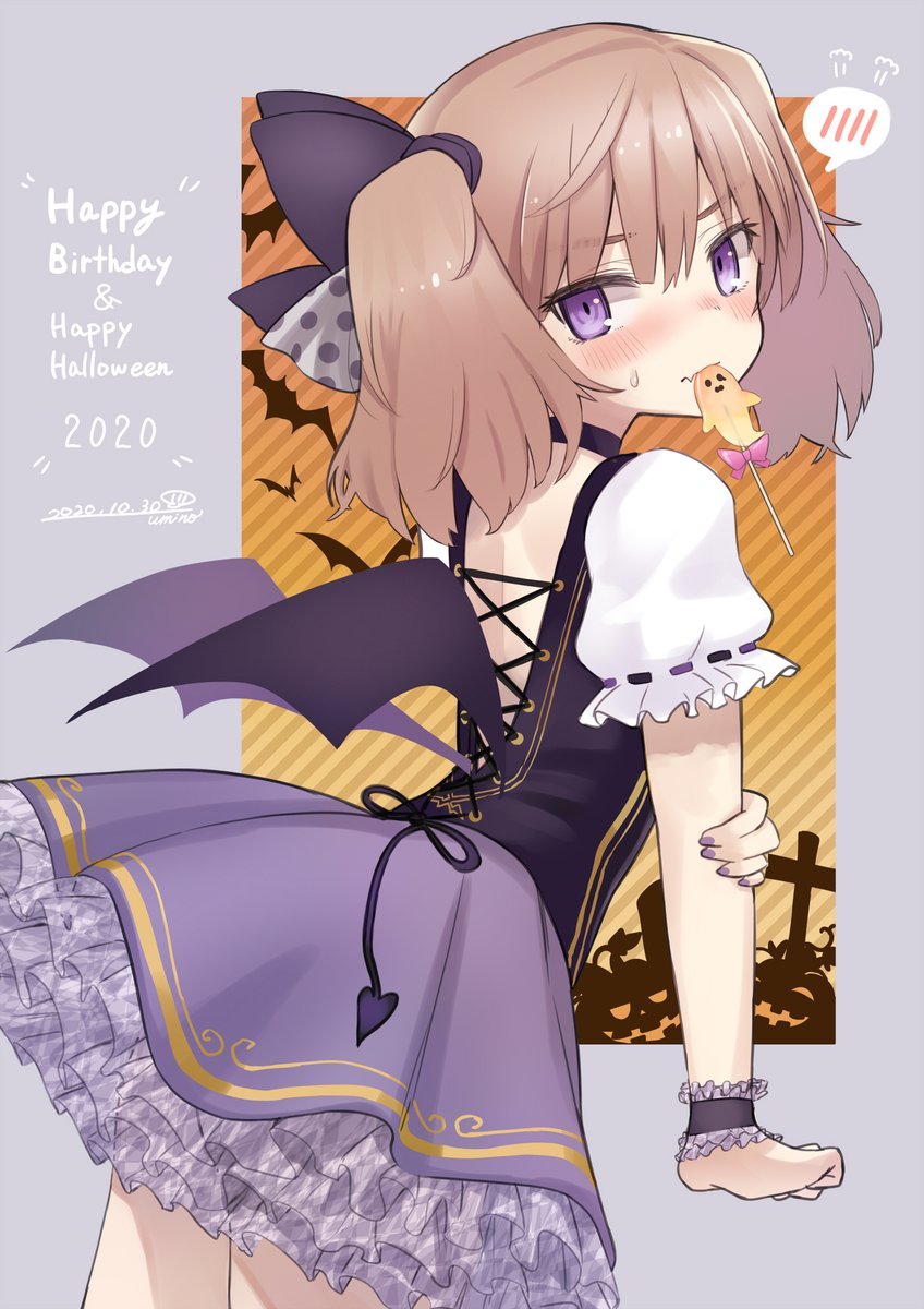「お誕生日にかこつけてさつまさんちの子を描きました!ファンボに途中経過絵アップされ」|海野ほたてのイラスト