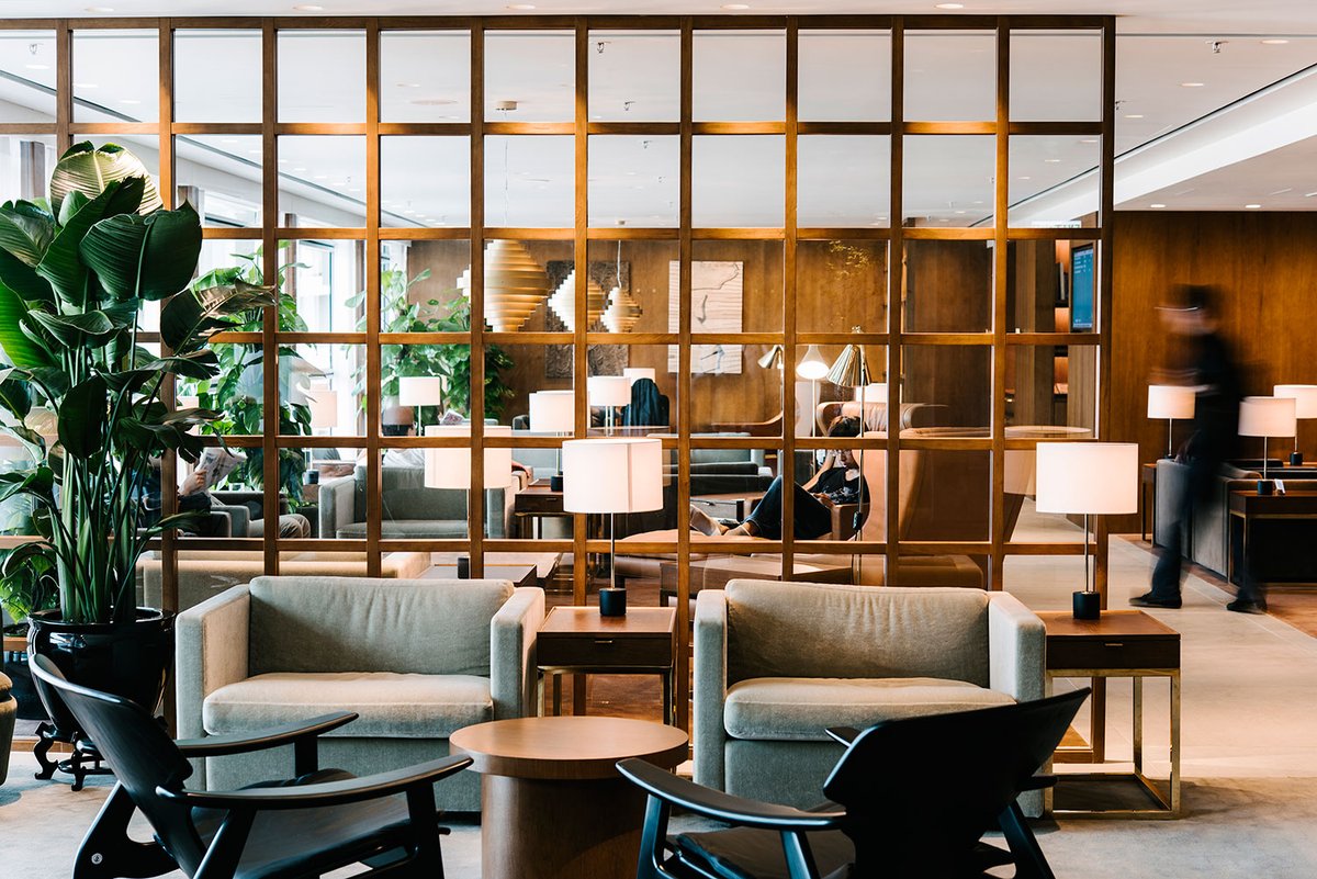 londonbiennale's tweet photo. In 2015, #Studioilse designed the Pier First Class lounge in @CathayPacific's hub airport in Hong Kong, questioning what a luxury experience is for today's first class traveller https://t.co/HRpQvpJtfG