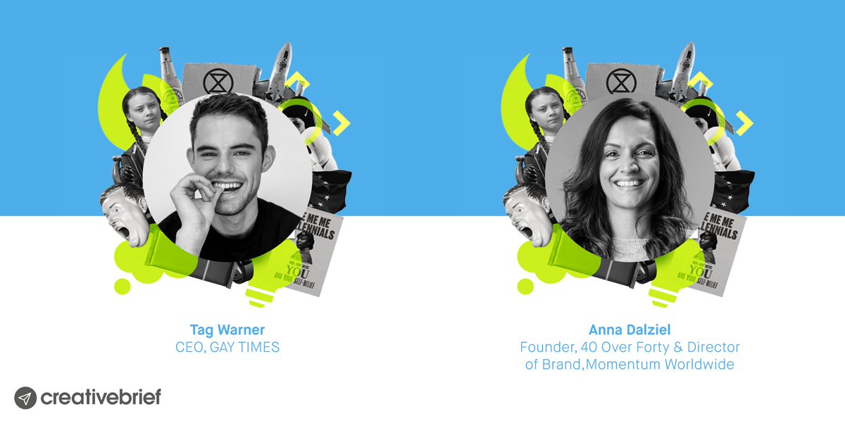 creativebrief's tweet photo. Too old or too young, but what is just right? Anna Dalziel, Founder of 40 Over Forty and Tag Warner, CEO of GAY TIMES, join our Deputy Editor at BITE, Izzy Ashton, to discuss ageism in the creative industry: https://t.co/bh8QzN1Wig https://t.co/ZtjfqsJZ2G