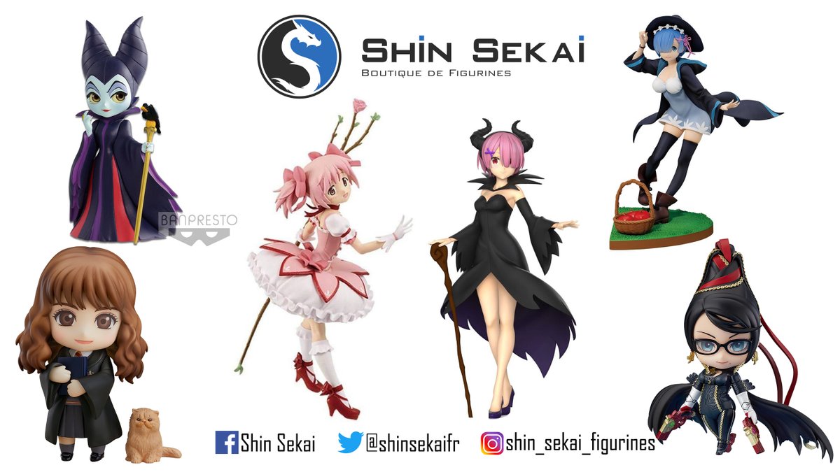 shinsekaifr's tweet photo. En cette fin octobre les #sorcières sont de retour ! 🧙‍♀️
Retrouvez sans plus attendre cette sélection spéciale sur le site. Promis, aucune d'entre elle ne vous jettera de sort. 😅
Joyeux #Halloween à tous et surtout prenez soin de vous. 🎃
https://t.co/SnLRQOScoS
#ShinSekai https://t.co/NbPA3U3AZR