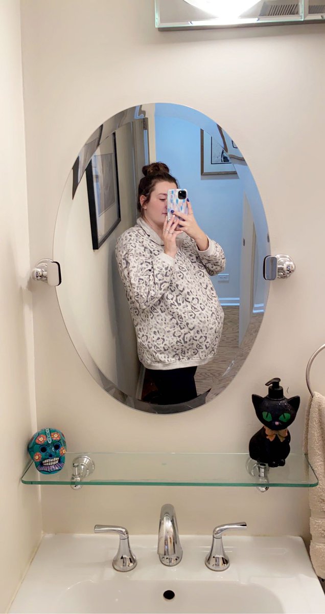 Even while learning from home, NNHS HGD students are able to participate in the Pregnancy Profile Simulation, learning about what their future clients &amp; patients may be experiencing! #nnhshgd #nnhscte