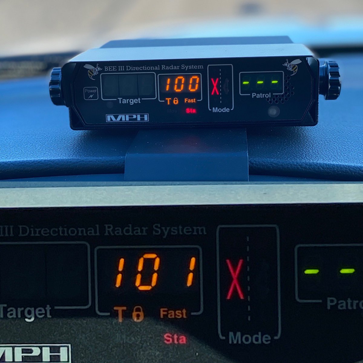 NVStatePolice's tweet photo. Hey California, Las Vegas isn’t going anywhere, slow down! We are seeing high speeds coming NB on the I-15. We have extra patrols in the Primm Area due to increased crowds expected for the Halloween Weekend.🎃 #ArriveAlive #lasvegas #drivesafenv #nhpsocomm https://t.co/MFMIgc2PDO