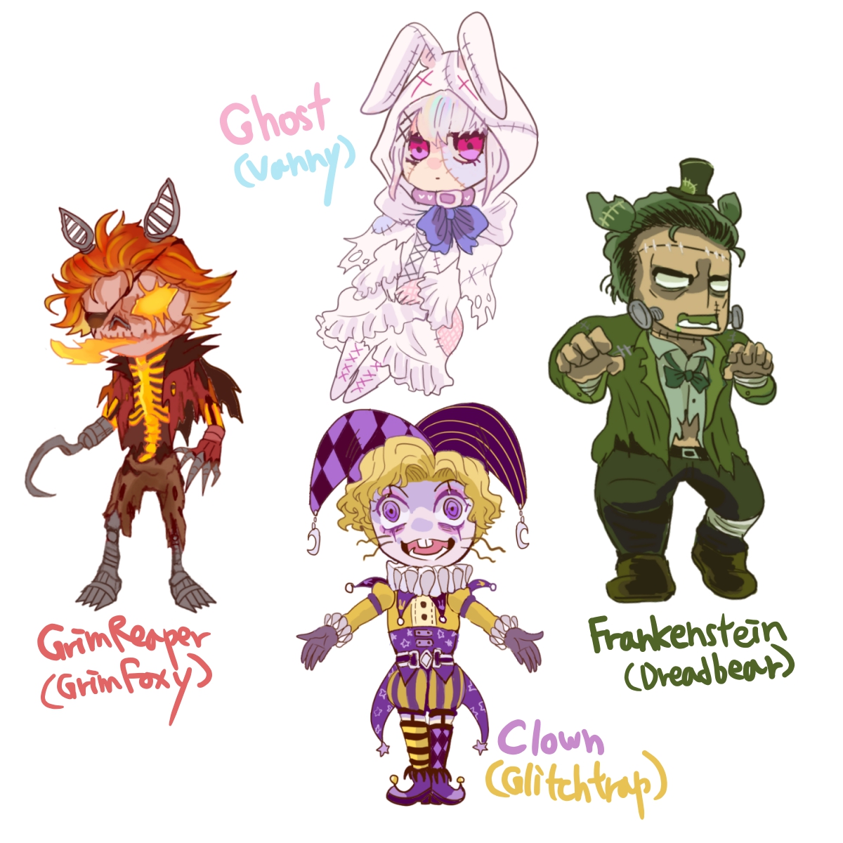 ஜ 夜嵐 Akatsuki Arashi ஜ Happy Halloween ハッピーハロウィン Fnaf Happyhalloween ハロウィンイラスト Fnaf擬人化 Fnaffanart T Co Iilnobaykn Twitter