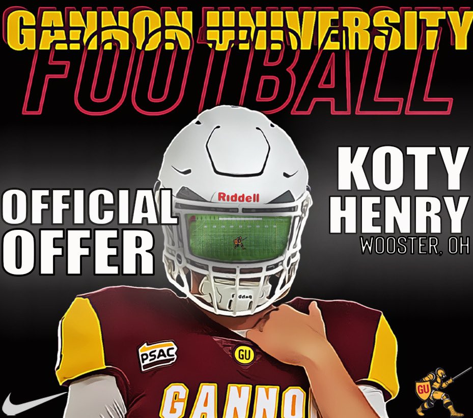 Just spoke with ⁦@SonnieCoach⁩ and I am happy to announce that I have received an offer from him and ⁦Gannon University!!