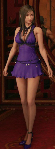 open lace back dress Final Fantasy VII Remake Tifa Lockhart Sporty Dress Version Static Art –  Geeky Villain Tabletop Gaming & More