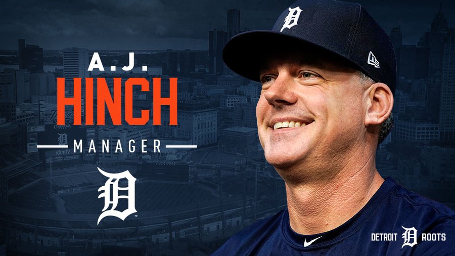 Detroit Tigers name . Hinch as the 39th manager in club history 