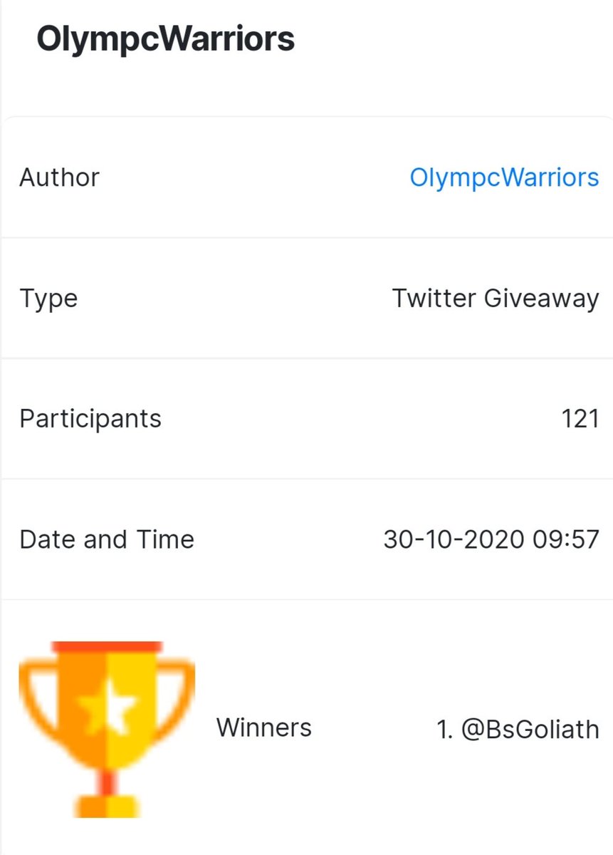 Felicitaciones a @BsGoliath por ganar el sorteo de Zombibi !
Manda DM para reclamar el premio⚡