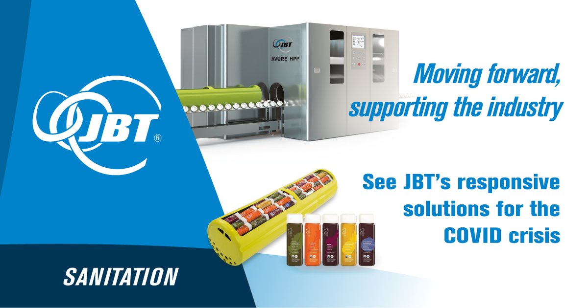 JBTFoodTech's tweet photo. High-pressure processing (#HPP) with @avureHPP machines maintains freshness and preserves natural flavors of juices, meat, fruits, and vegetables.

➡️ Info: https://t.co/WNAbuzKwyz

#JBTdeliversvalue #JBTFoodTech #Avure #HighPressureProcessing #foodprocessingpower #foodprocessing https://t.co/Y1jfq8snDG