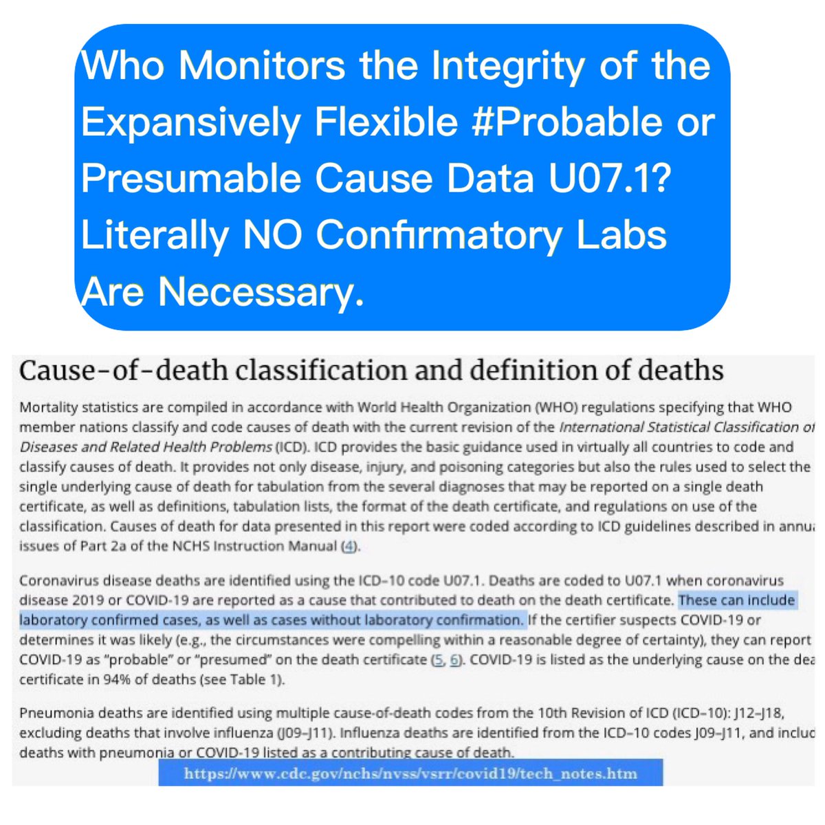 OpenOurEyesYHVH's tweet photo. @NotoriousRBF @realDonaldTrump CV19=Exact opposite of a pandemic
High survival
#Probable Cases+Deaths= #FabricatedNumbers
Increase in Health Concerns+Suicides
Fewer Influenza Deaths in ‘20🙃
CDC Suspends Influenza Data 20-21
🤑Integrity is Questioned When Probables Are Up To Certifiers
#MSM #Bullies #Trump2020 https://t.co/31SZMuPFdd
