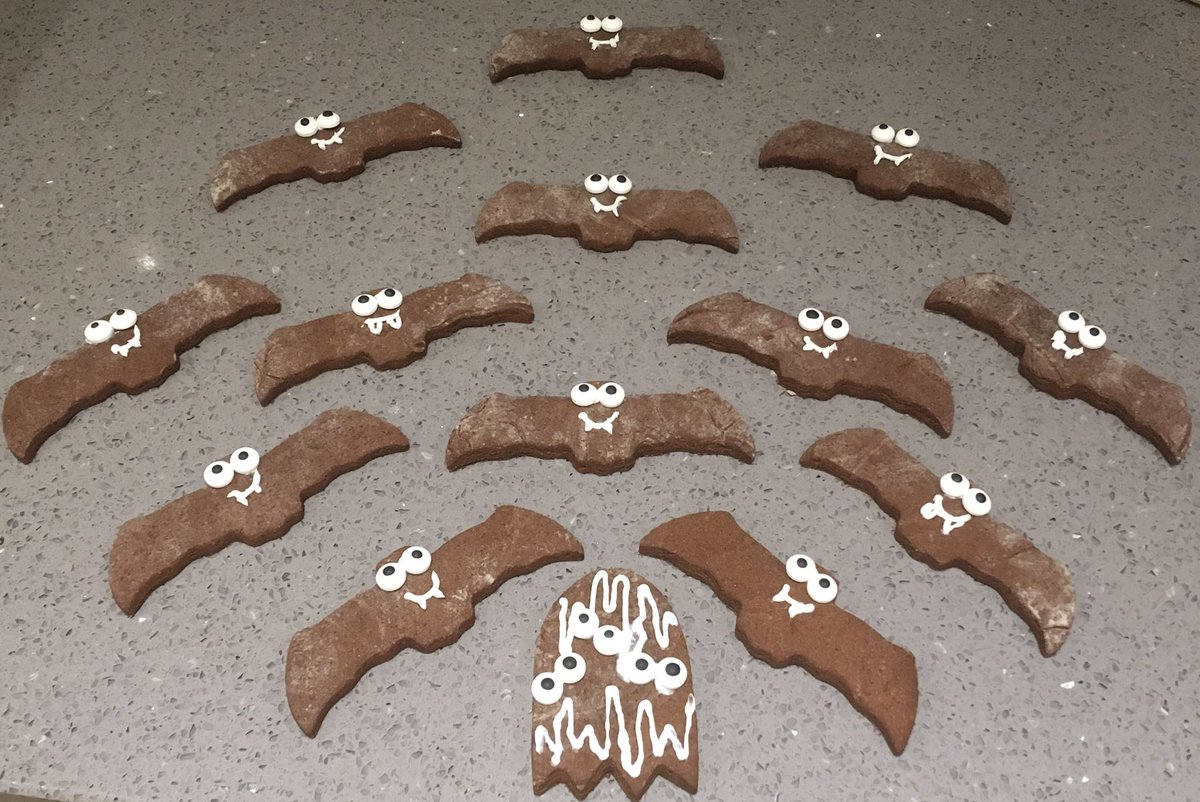 RHSCScience's tweet photo. Remember to send photos of your Halloween bakes to your tutors @ReephamCollege Here’s my little attempt at some 🦇 https://t.co/H34PwpN6XL