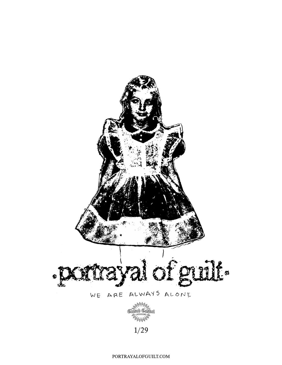 Help us promote the new album by going to our website, printing these ads and posting them around your city. Post proof and we’ll send you the album on CD for free.

portrayalofguilt.com