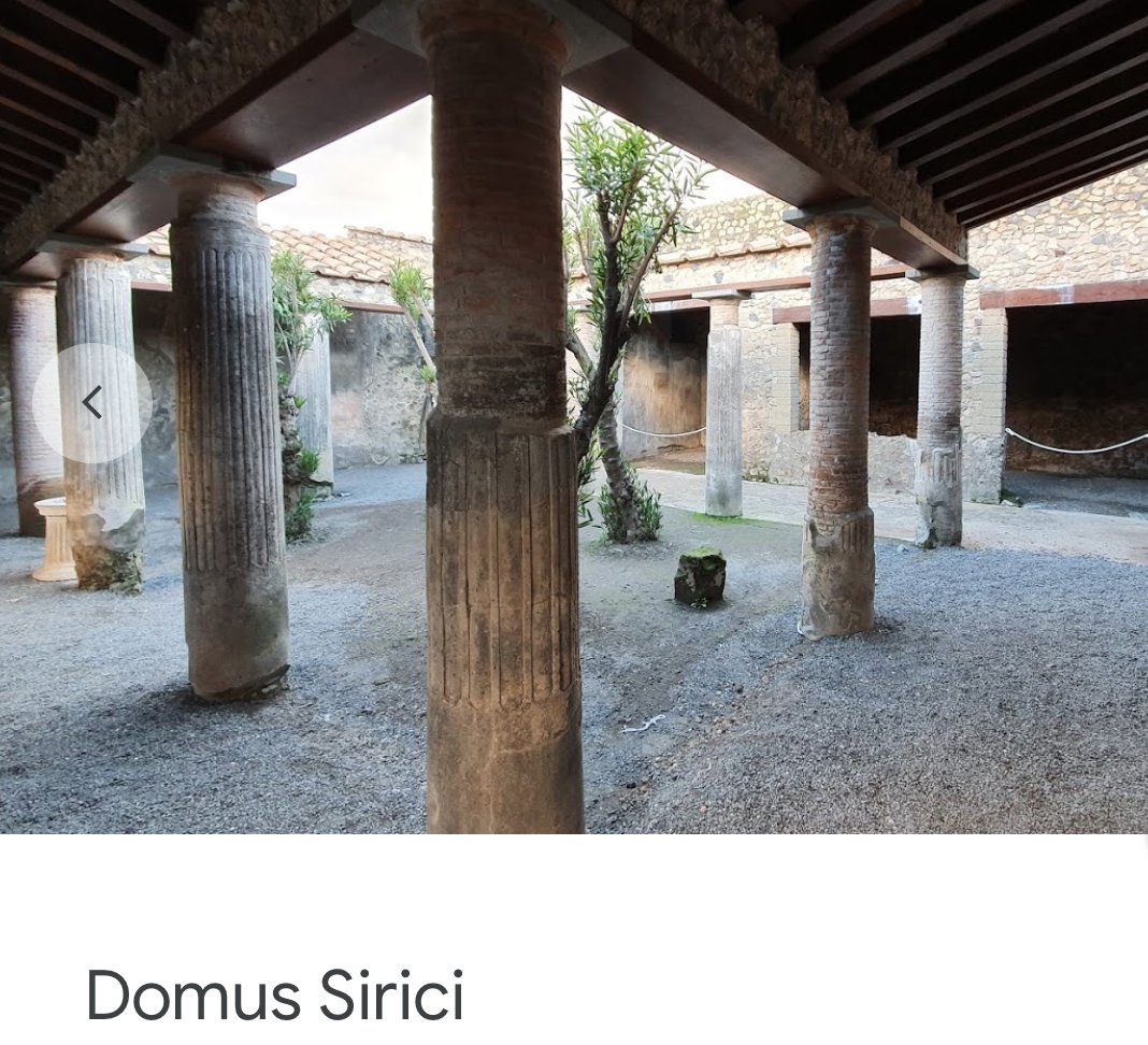 This is because there is no internal doorway connecting these rooms to the rest of the home. In the plan, 2 is the entrance, 6 is the atrium, and 16 is the kitchen [4]. Attached is an image of the atrium. I attempted to line up a Google Earth view of the home with the plan. /5