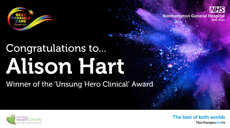 BoBWorldsNN's tweet photo. The Unsung Hero Clinical 2020 Award was won by Alison Hart! A massive well done to Alison #NGHBPC20 #TeamNGH https://t.co/9LAlgd7DhK