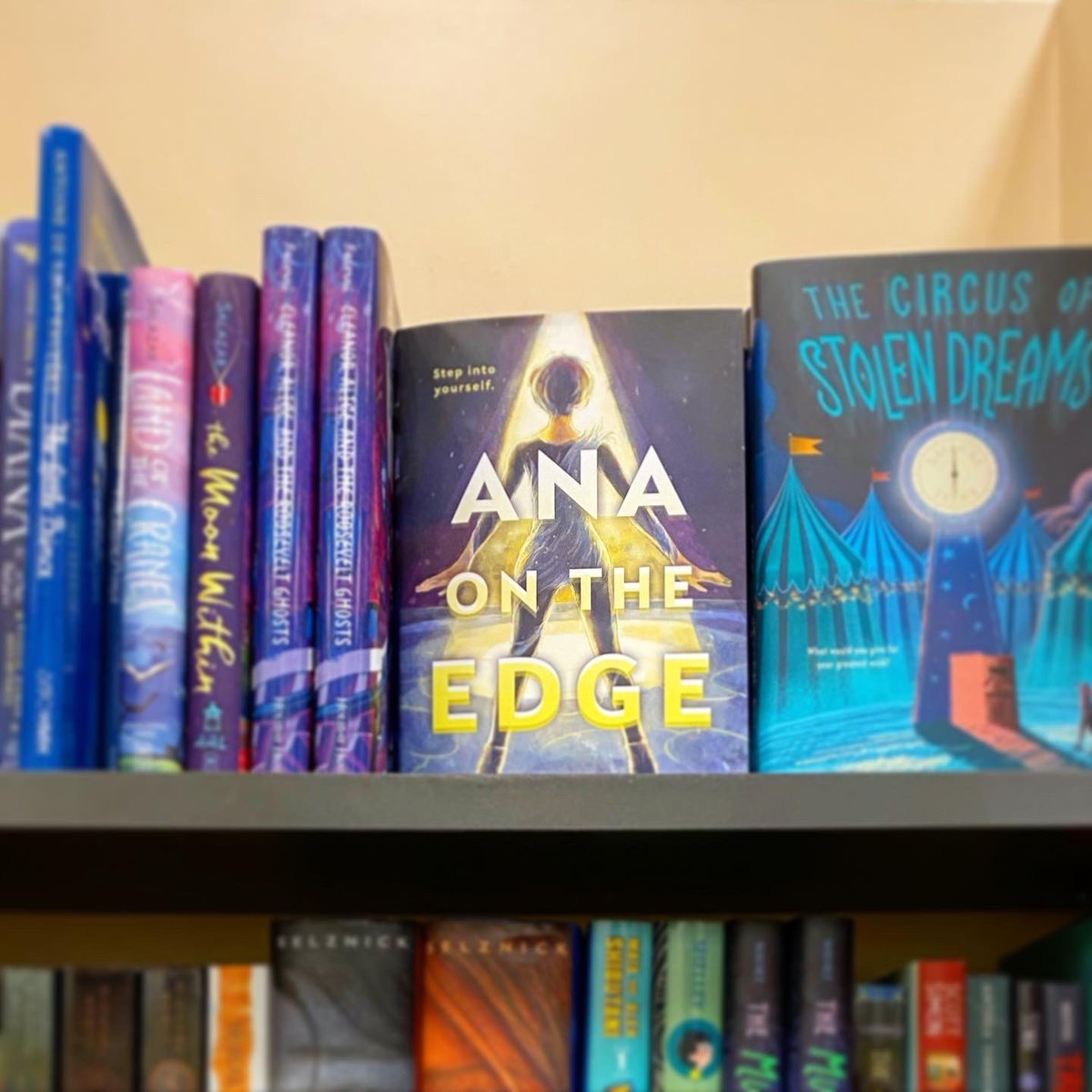 Steps for authors who want to sign bookstore copies of their novel, part 2 of 5:2) Locate book (preferably the one you wrote but I’m not here to judge, you do you). Hey there,  #AnaontheEdge  