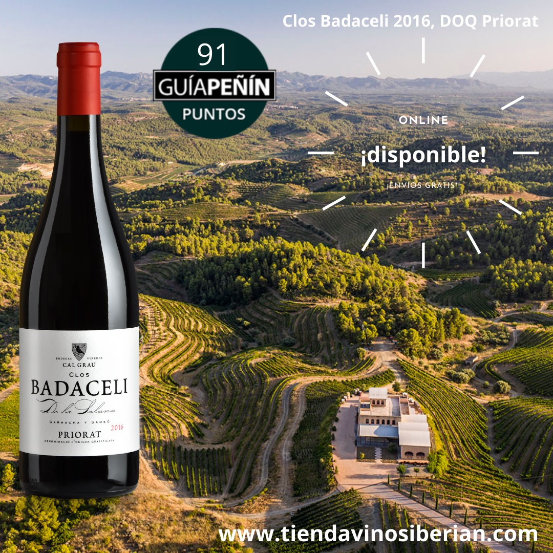 VinosIberian's tweet photo. Estamos muy contentos con los 91 pts que le acaba de dar @guiapenin a nuestro Clos #Badaceli @doqpriorat 2016. Un reconocimiento a un proyecto de casi 20 años con el que pretendemos elaborar "#vinos de montaña" . ¡descúbrelo!👉https://t.co/agBdfXltMS https://t.co/8l1B2ZLH4k