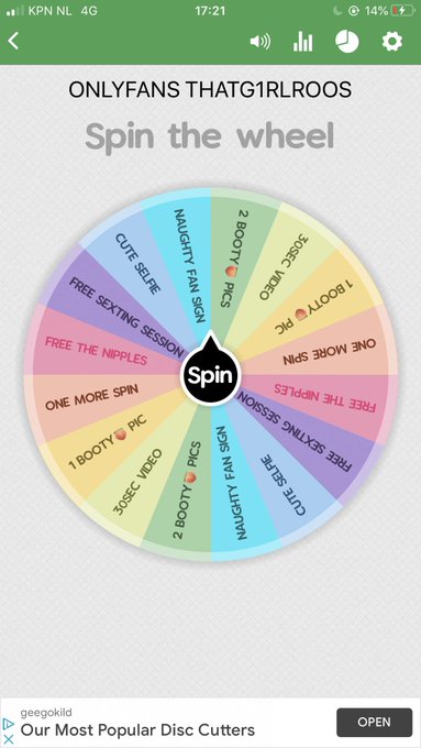 Spin my wheel for only $5, WINS ONLY 🤪💗🎲 https://t.co/p2s1gVmN1r oh AND I&rsquo;m having a 30% sale this weekend<a href="/tag/onlyfans"class="tags"><span>#onlyfans</span></a><a href="/tag/onlyfansbabe"class="tags"><span>#onlyfansbabe</span></a><a href="/tag/sellingcontent"class="tags"><span>#sellingcontent</span></a>