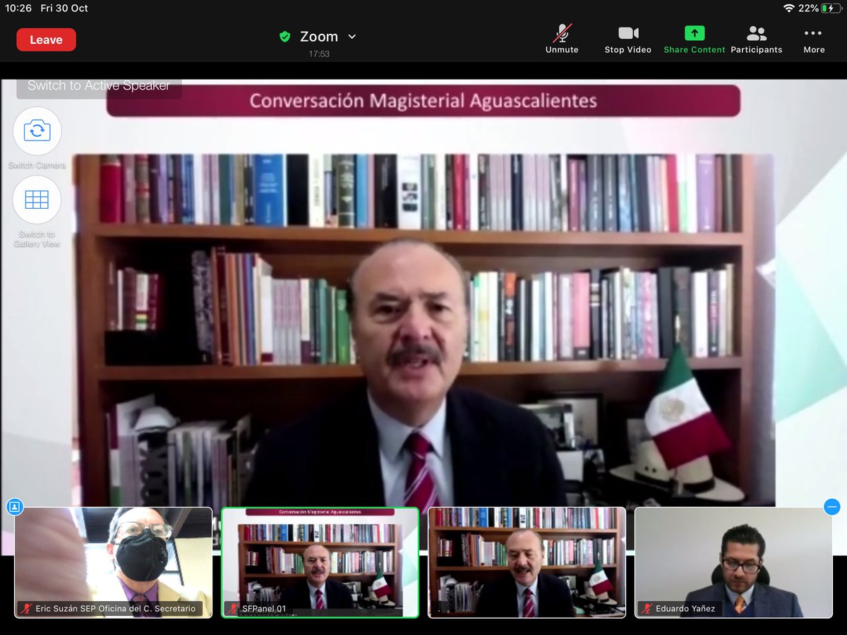 EricSuzn1's tweet photo. Un gusto haber contribuído -desde equipo @emoctezumab apoyando a @mbuciom - a dinamizar con @GobAgs aprendizajes vía CONVERSACIÓN MAGISTERIAL con casi 1,800 titulares SISAAE, supervisor@s de zona, ATPs y director@s escuela de Educación Básica del @GobAgs
#FelizViernes #COVID19 https://t.co/sCpsDgdnP0