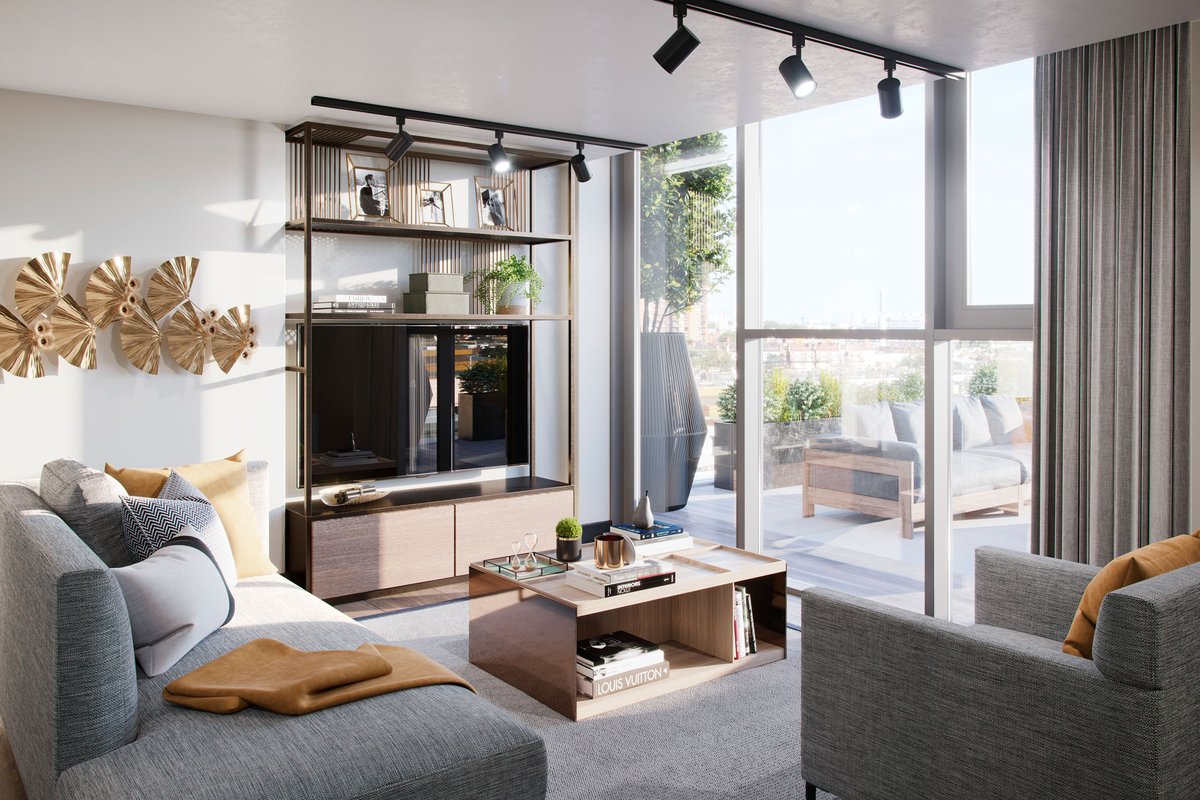 AcornPG's tweet photo. Located in #SE1, our homes at Newham's Yard on #TowerBridgeRoad are just a short stroll from some of London's most iconic landmarks. With select homes benefitting from a private terrace or balcony, residents can take in incredible views of @TheShardLondon. 🌃 @GalliardHomes https://t.co/mEe7EABD3o