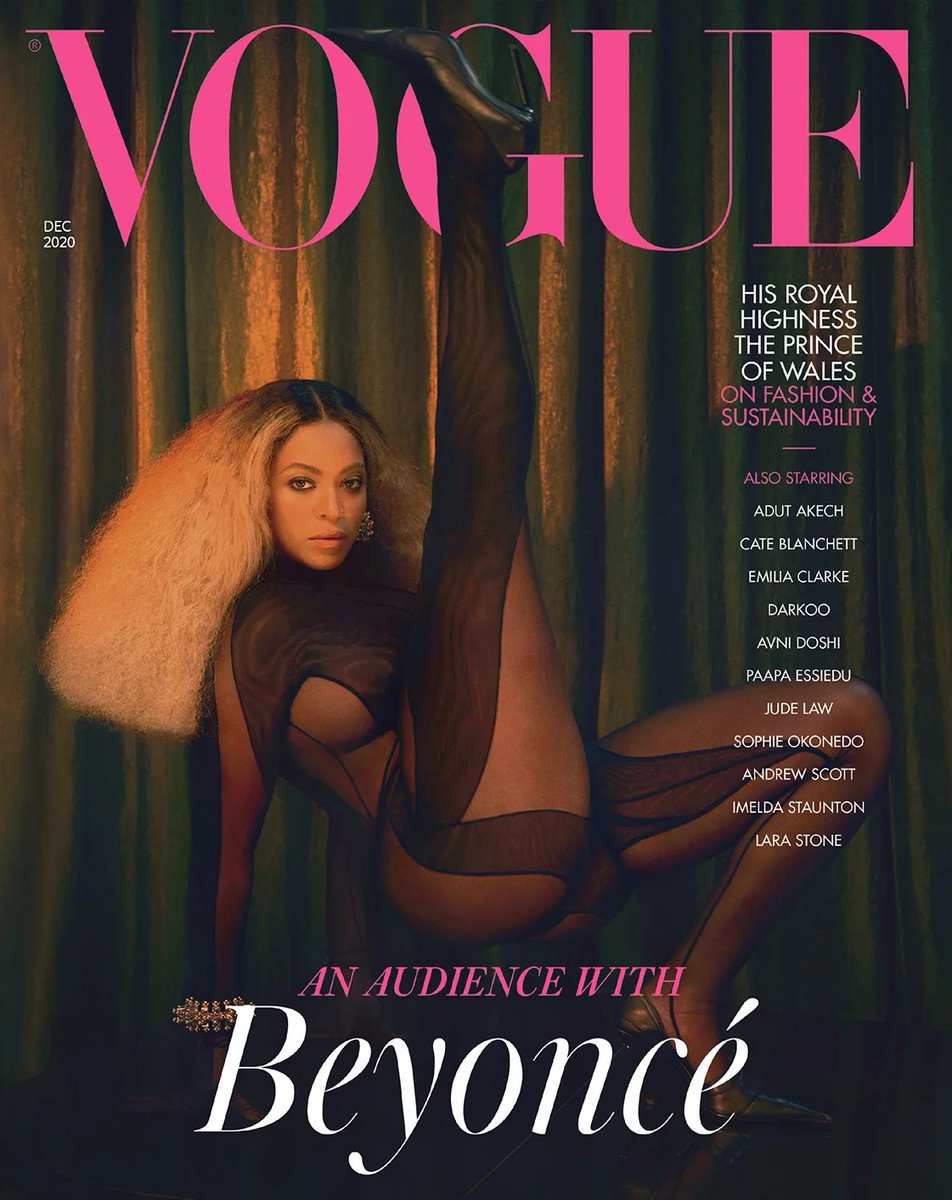 BeyLegion's tweet photo. Beyoncé covers @BritishVogue Magazine — December 2020. https://t.co/Zhh23retcT