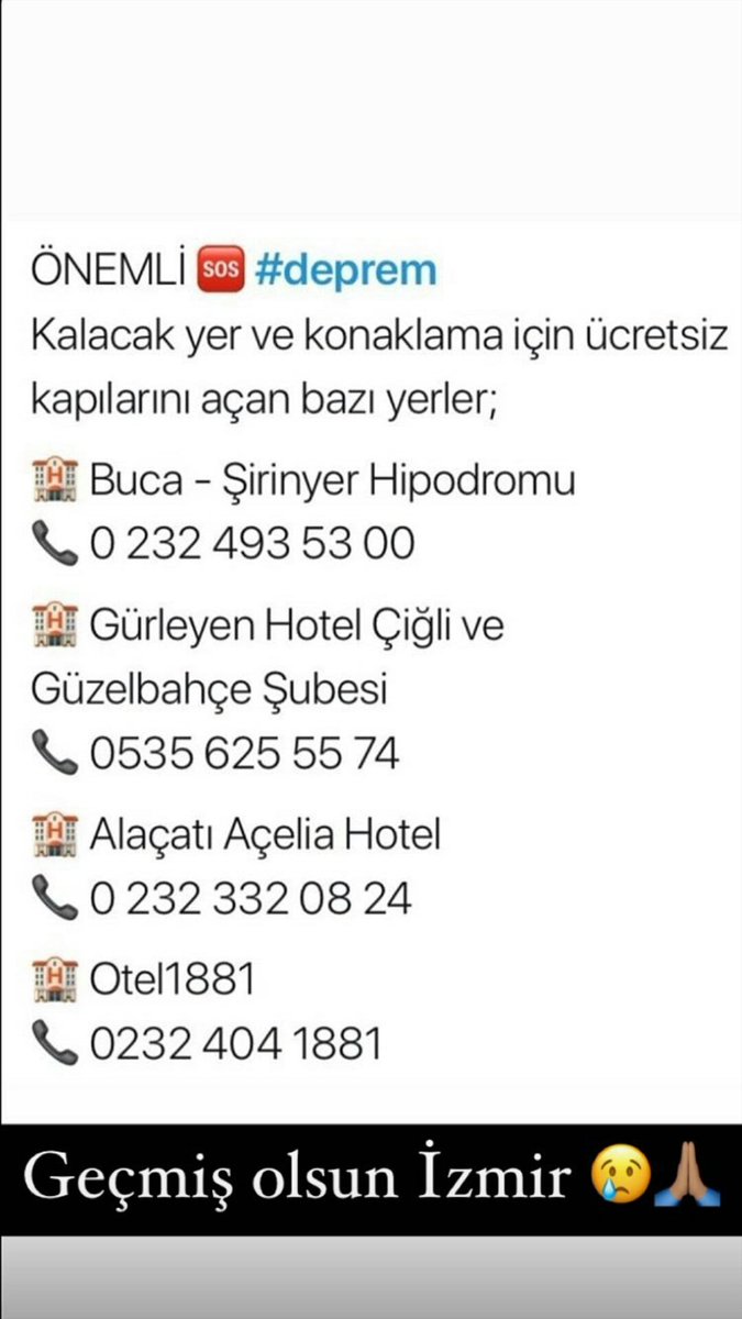 Esrabbastugg's tweet photo. İhtiyacı olanlar vardır belki..
Allah yardımcınız olsun, dualarımız sizinle 🙏
#izmirdeprem #izmir #izmirdedeprem  #izmirdesondakika https://t.co/vV17mKRlAo