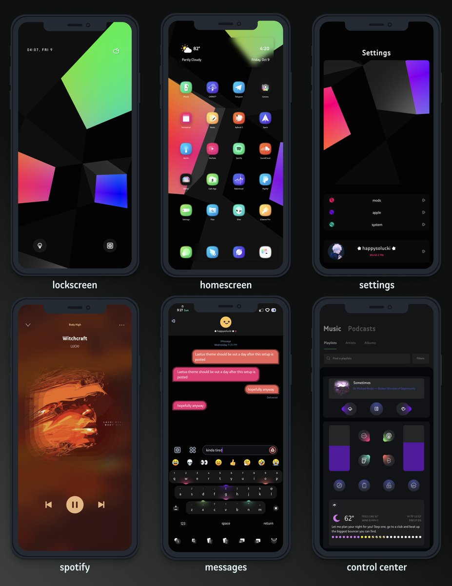kayotune's tweet photo. ✧ Twixy ✧

Flux @dpth_ 
LS EW231 @ev_ynw 
Unable CC &amp; Blurry WA UI @Sodaisidiot 
Sye17 sb @xxSomnus 
N95 &amp; DopeConvos @EthanWhited @MTAC8 
Reva UI @alolastmoment 
Moonstones @_Kennyroo 
Wallpapers @notforyou666 https://t.co/K8fehXr5QT