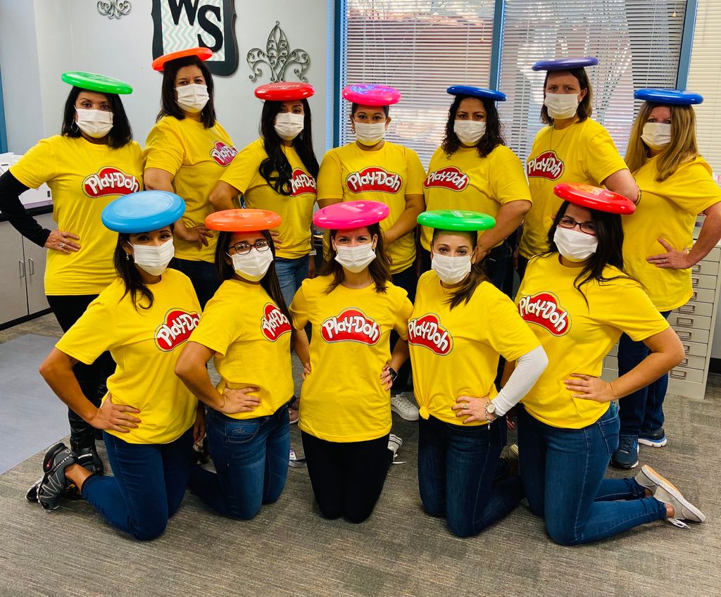 Westside_AISD's tweet photo. Westside staff has Halloween spirit #whenAtwestside #weloveourschool #AisdHalloween2020 https://t.co/1wXPVUorcY