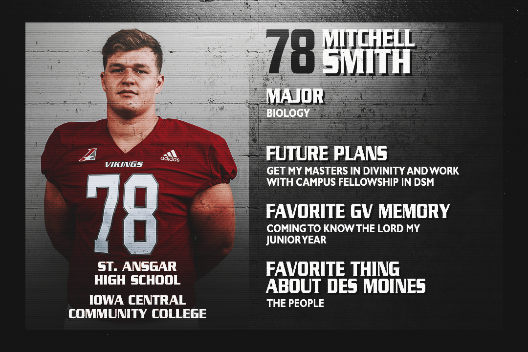 Honoring our Seniors, Offensive Lineman <a href="/S66JM/">Mitchell Smith</a>❗️ #VikingForLife #Next