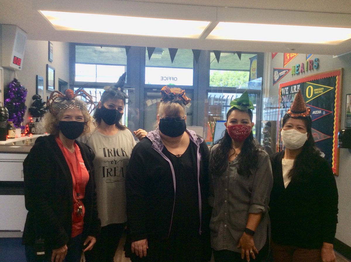 Meairs office staff having a little bit of Halloween fun!