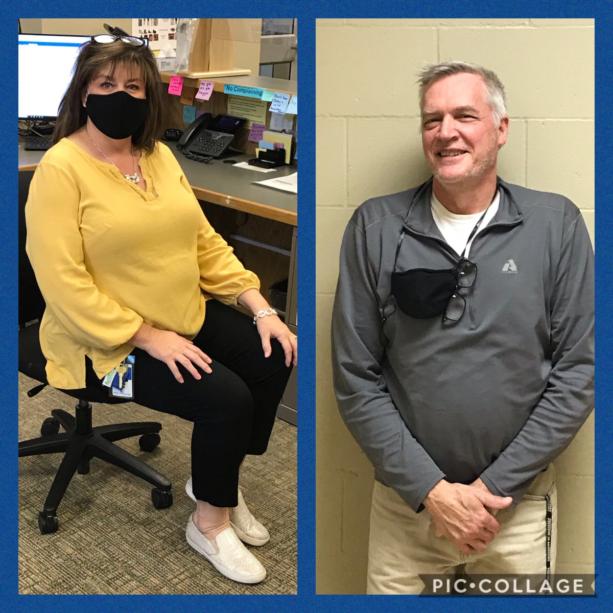 We have two Chief Empowerment Officer (CEO) award winners this month! Mrs. Hansen, our SEM, and Mr. Sughroue, one of our custodians, give extra effort each day to make sure students, staff, and the building are safe and always taken care of! Thank you!