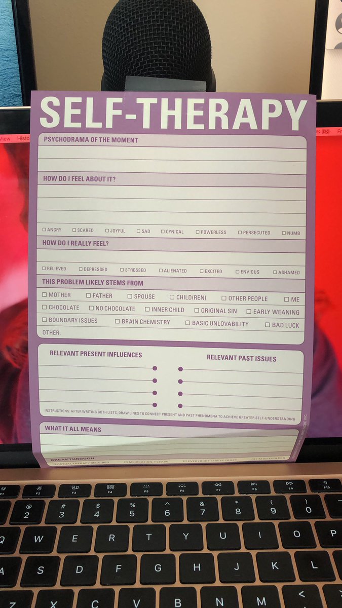 I’m going to keep this piece of paper handy all around the house with extra copies so that I can check in with my feelings on a regular basis. (fave bit is “how do I *really* feel?” part)