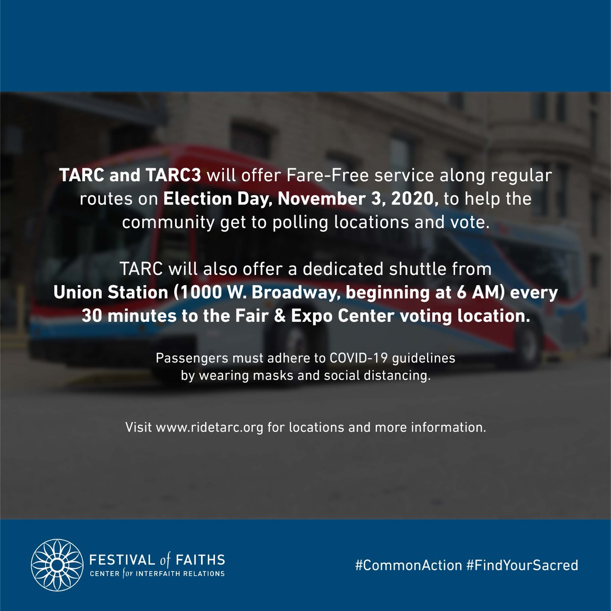 festoffaiths's tweet photo. Have you made your voting plans yet? If you haven’t voted yet, there are many organizations or business helping the community so that we can have a safe and social distanced election. Many are also asking for volunteers on Nov. 3rd.
#FindYourSacred #Vote2020 #CommonAction https://t.co/dZtU5Z7jBI