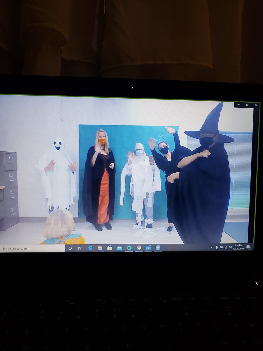 Hancock PAT &amp; PK enjoyed virtual fun with pumpkins last night! Happy Halloween!🎃