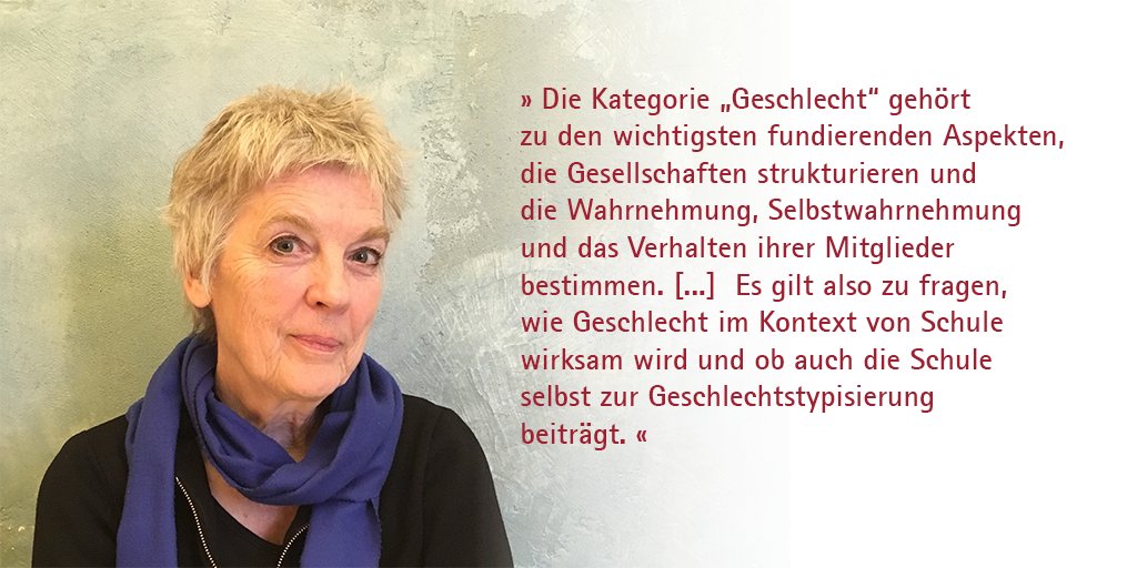 wiko_greifswald's tweet photo. Am 3. November spricht Prof. Barbara Rendtorff von der @goetheuni in ihrer #digitallecture am #KruppKolleg über "Verleiblichte Gewohnheiten: Die Bedeutung von Geschlecht im Kontext von Schule" #GenderStudies @wissen_lockt https://t.co/ttGKTpr1mW