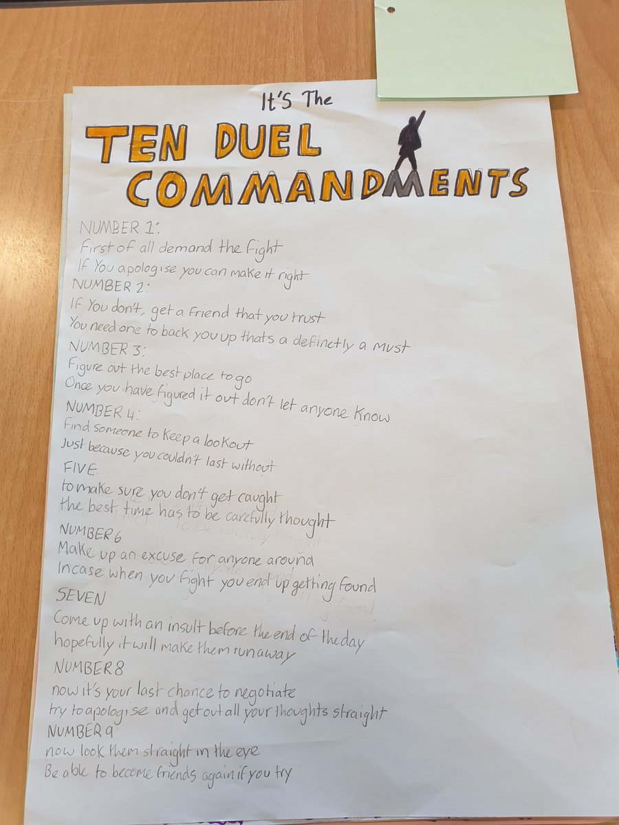 TurnbullEnglish's tweet photo. I wanna be in the room where it happens... #hamilton #turnbull #tenduelcommandments #poetry #rhyme #roomwhereithappens https://t.co/XdJ6cxxdpS