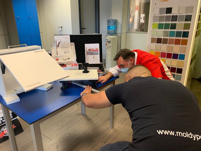 HafeleES's tweet photo. JORNADAS HÄFELE

Hoy estamos en casa de nuestros amigos de MOLDYPORT SL conociendo todas las novedades que estamos presentando este año.
 
#axilo #freespace #hafele #eventos #formacion #training #jornadashafele #felicidad #colaboracion #trabajoenequipo https://t.co/uXaDAoRJQI